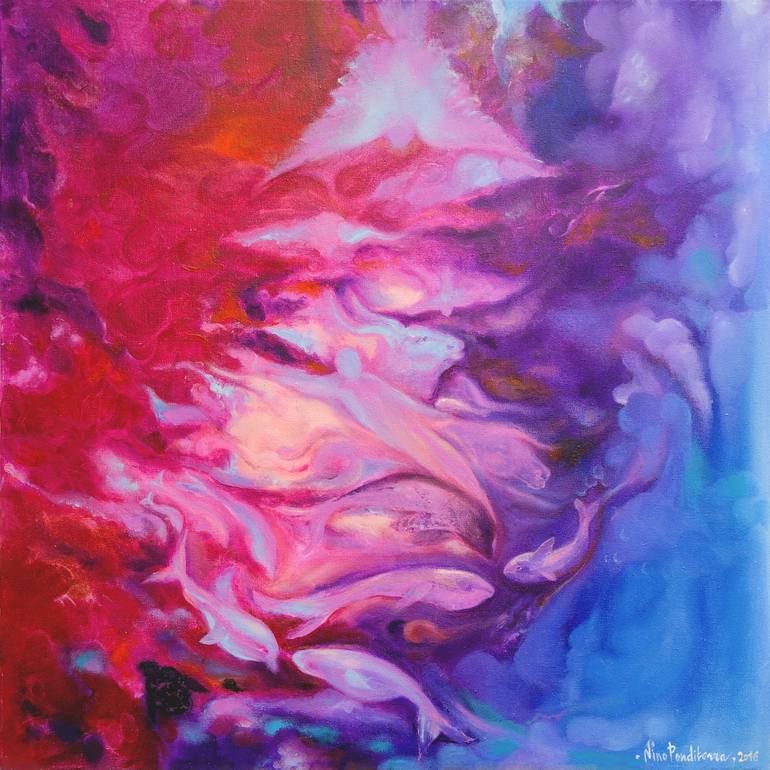 Print of Abstract Expressionism Abstract Paintings by Nino Ponditerra