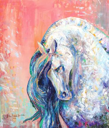 Print of Figurative Horse Paintings by Nino Ponditerra