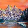 Title: "Mountains landscape at sunset" 
Size: 40x30 cm (15.7''x11.8'')
Medium: Oil on stretched canvas (gallery wrapped), ready to hang 
Year: 2018

This is a ONE-OF-A-KIND 100% hand painted art.
Each of my paintings is unique and reflects inner fillings and intuitive sensations particular for the moment of time when the painting was created. 

Thanks for visiting my Store!
To view more my unique artworks please visit: 
https://www.saatchiart.com/ninoponditerra

I use brushes, palette knife and my fingers to create the artworks. Painting with fingers is a meditative process of transmitting special creative energies and messages in the painting. 

I work with premium oil paints, lasting and vibrant colors on Italian 100% linen canvases of high quality. 

The paintings are signed in front and backside and acompanied with a Certificate of Authenticity 
+ bonus postcards from the artist with signature.  
If you wish, I can put the name of the owner (person who purchased or to whom the painting is meant to) in the Certificate/ postcard 

If you have any questions don't hesitate to contact me.

With gratitude,
Nino Ponditerra