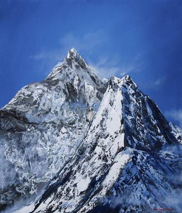 Himalayas Everest - digital art print thumb