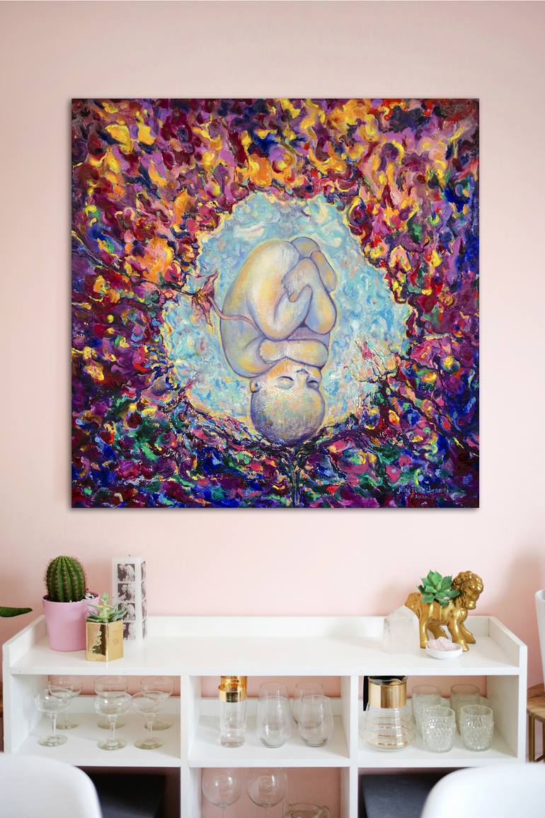 Original Figurative Children Painting by Nino Ponditerra