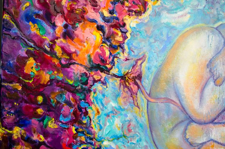 Original Figurative Children Painting by Nino Ponditerra