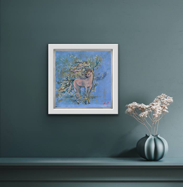 Original Folk Animal Painting by Nino Ponditerra