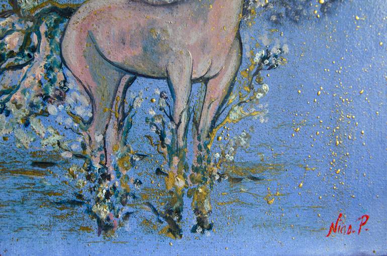 Original Folk Animal Painting by Nino Ponditerra