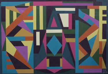 Print of Geometric Paintings by Helen Marichevska