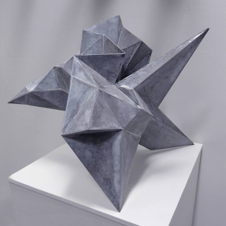 Original Abstract Sculpture by Cummings Twins