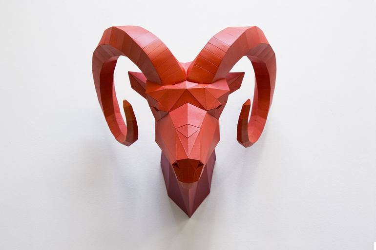 Original Minimalism Animal Sculpture by Cummings Twins