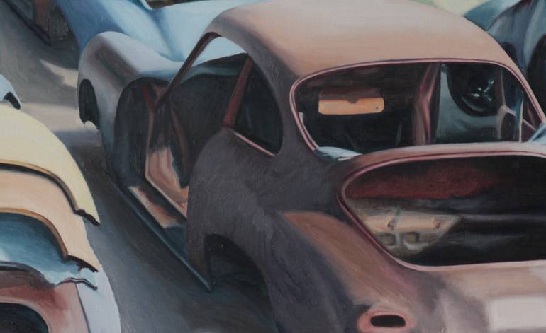 Original Realism Automobile Painting by Alexey Malenko