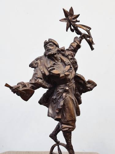 Original Figurative Men Sculpture by Kirill Grekov