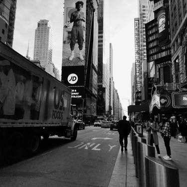 Times Square New York - Black & White thumb