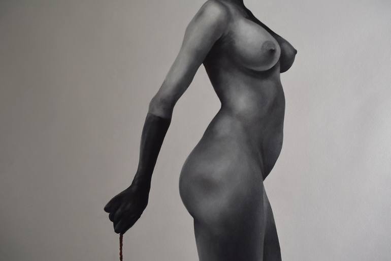 Original Portraiture Nude Painting by Maria Nava