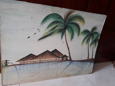 Print of Beach Drawings by benith danthanarayana