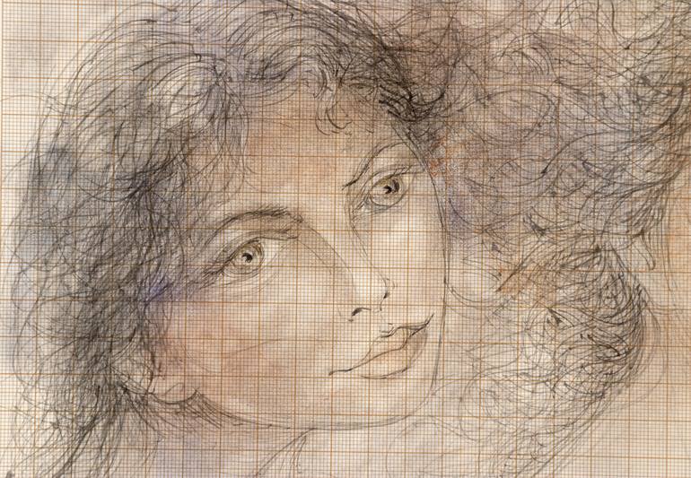 Original Portrait Drawing by Juan Yoc