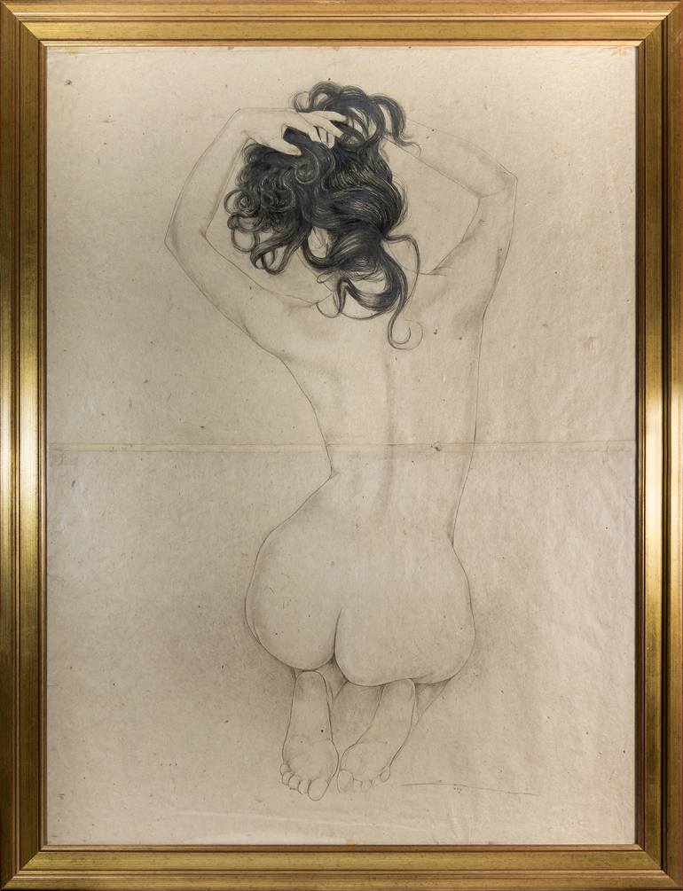 Original Nude Drawing by Juan Yoc