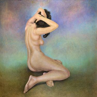 Original Figurative Nude Drawings by Juan Yoc