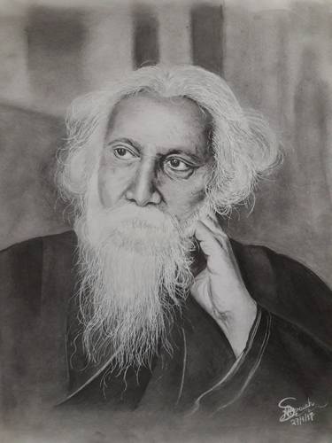 Portrait of Rabindranath Tagore thumb