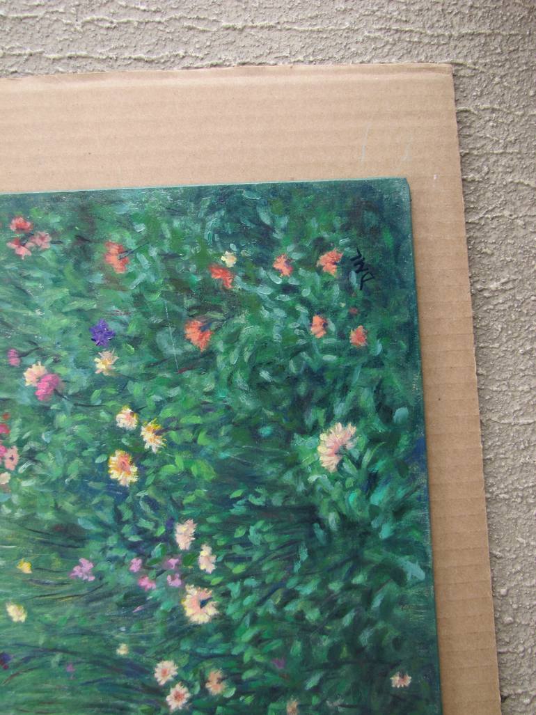 Original Impressionism Landscape Painting by Denise Sils