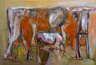 Original Expressionism Nude Paintings by Nguyen Hien