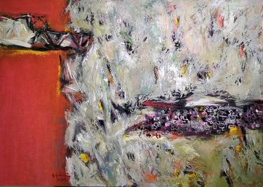 Original Abstract Expressionism Abstract Paintings by Nguyen Hien