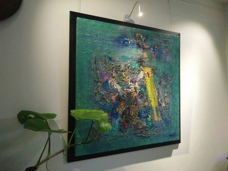 Original Abstract Painting by Nguyen Hien