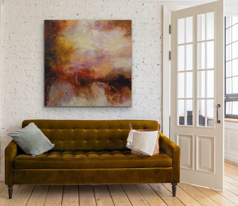 Original Abstract Landscape Painting by Andy Waite