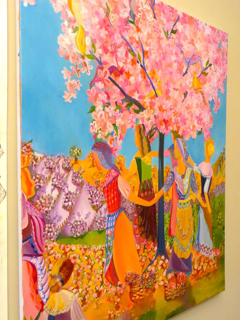 Original Abstract Nature Painting by William Z Linmark