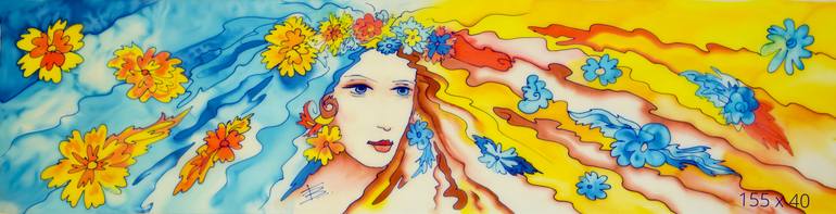 Original Conceptual Fashion Painting by Tamila Zayferd