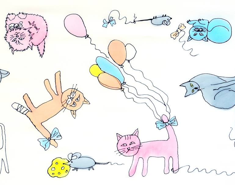 Original Illustration Fashion Painting by Tamila Zayferd