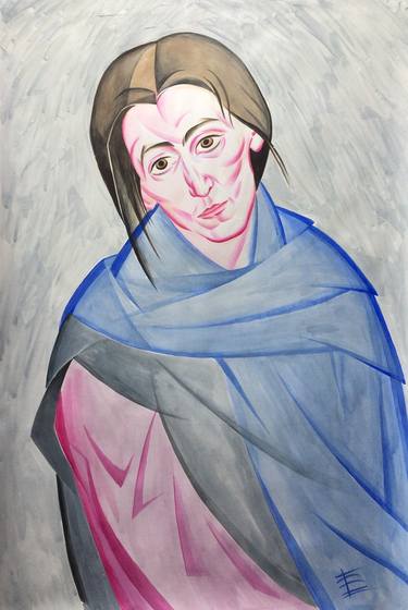 Original Illustration Portrait Paintings by Tamila Zayferd