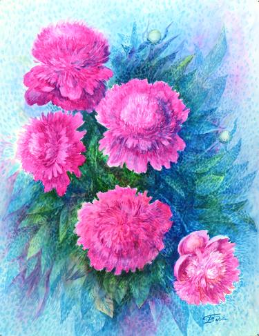 Print of Realism Floral Paintings by Tamila Zayferd