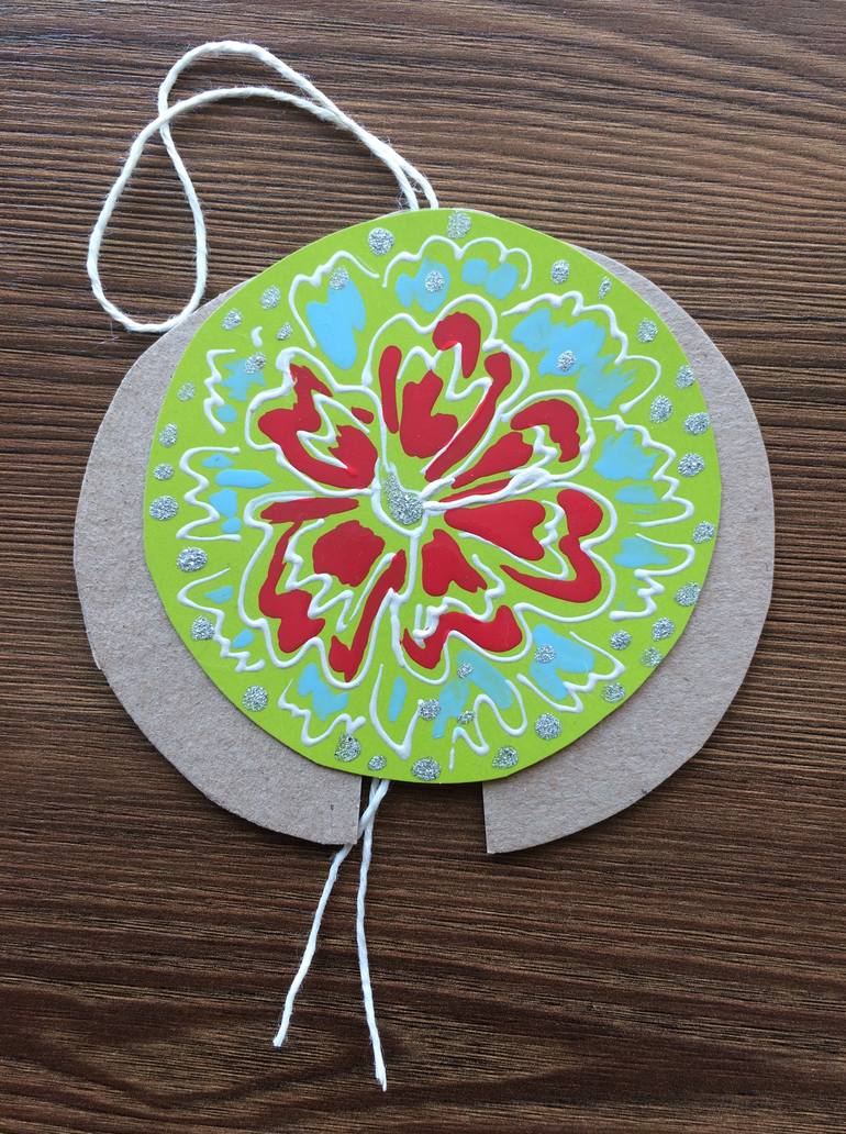 Original Art Deco Abstract Collage by Tamila Zayferd