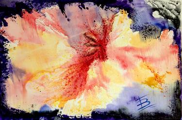 Original Abstract Floral Paintings by Tamila Zayferd