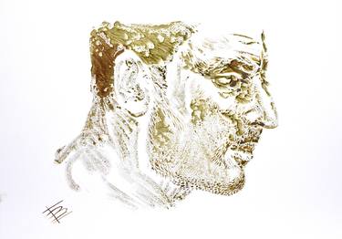 Jean Reno. Рortrait from photo. thumb
