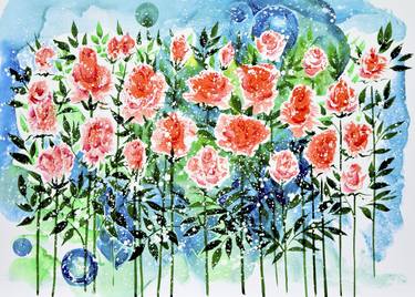 Print of Floral Paintings by Tamila Zayferd