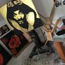Artwork in studio