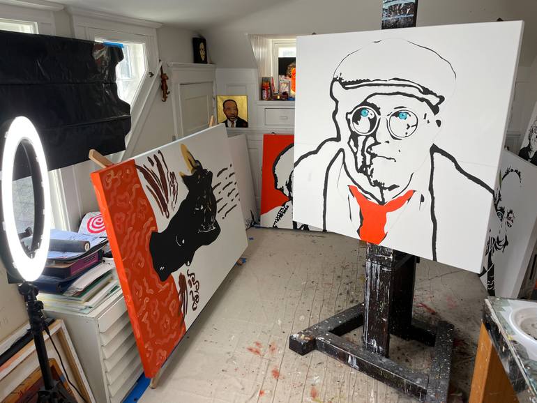 Original Figurative Portrait Painting by Antti Eklund