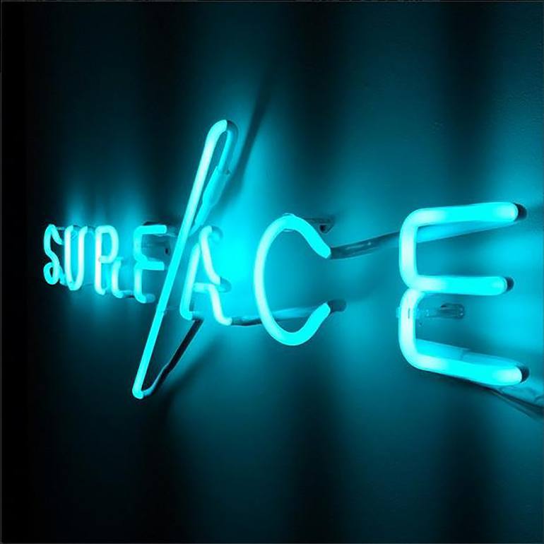 Original Minimalism Typography Sculpture by Graeme Luey