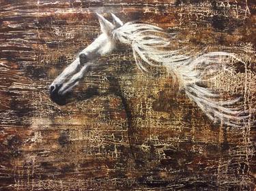 Original Horse Paintings by Carol D Adams