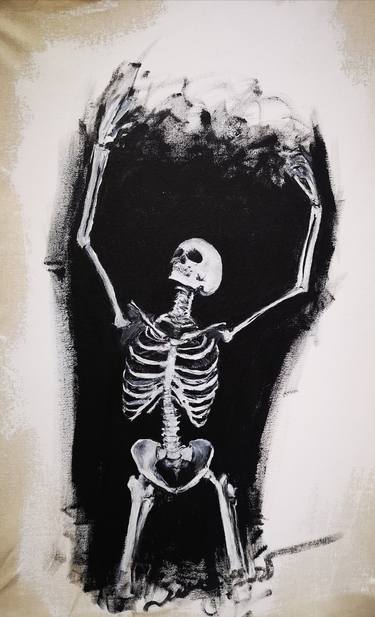 Print of Mortality Paintings by Emmanouela Liagkou