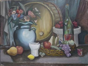 Print of Art Deco Still Life Paintings by Larisa Puchkova