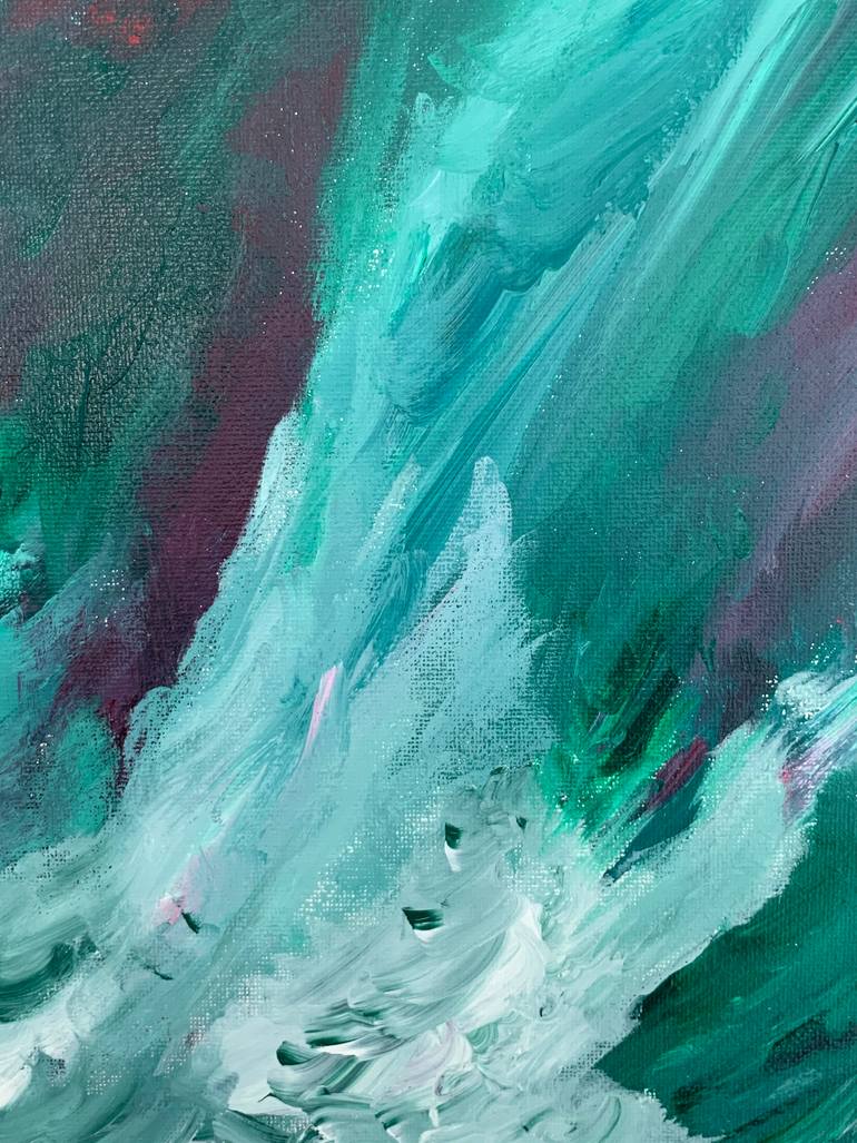 Original Abstract Expressionism Abstract Painting by Wojciech J Walkowicz