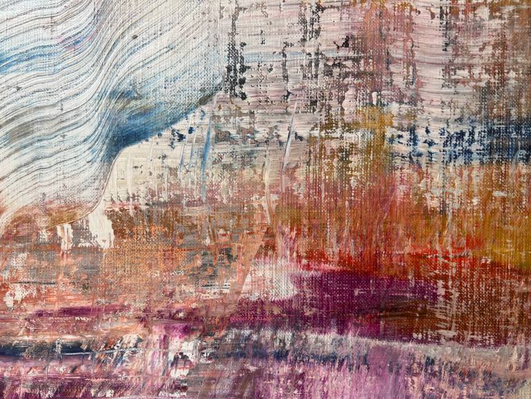 Original Abstract Expressionism Abstract Painting by Florina Breazu