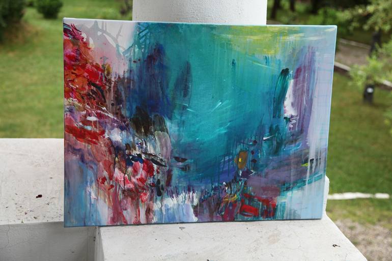 Original Abstract Painting by Florina Breazu