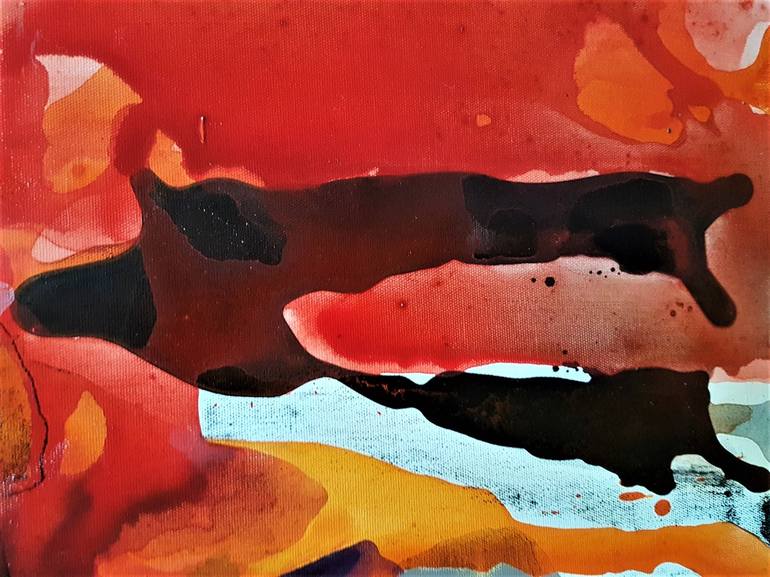 Original Abstract Painting by Florina Breazu