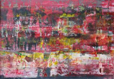 Original Abstract Expressionism Abstract Paintings by Florina Breazu