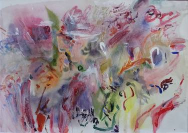 Original Abstract Expressionism Abstract Paintings by Florina Breazu