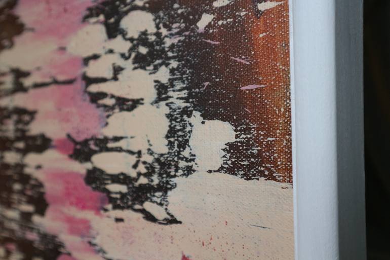 Original Abstract Expressionism Abstract Painting by Florina Breazu