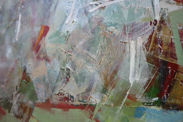 Original Abstract Expressionism Abstract Painting by Florina Breazu