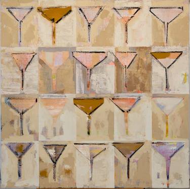 Original Abstract Patterns Paintings by Florina Breazu