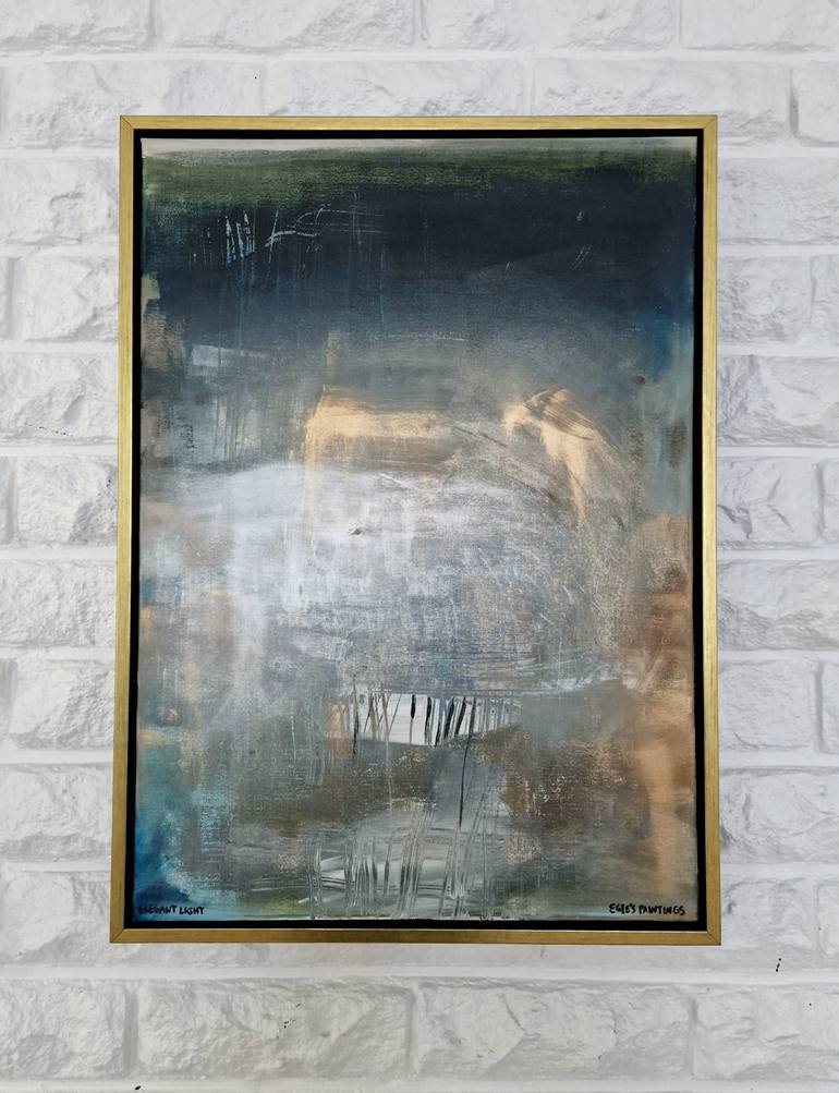 Original Contemporary Abstract Painting by Egle Karlonaite